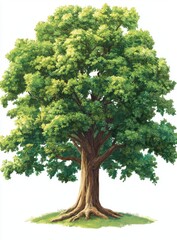 Transparent background with isolated tree roots - Stock Image