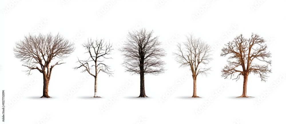 Poster this collection shows dead trees isolated on transparent backgrounds. click on the designs to see th