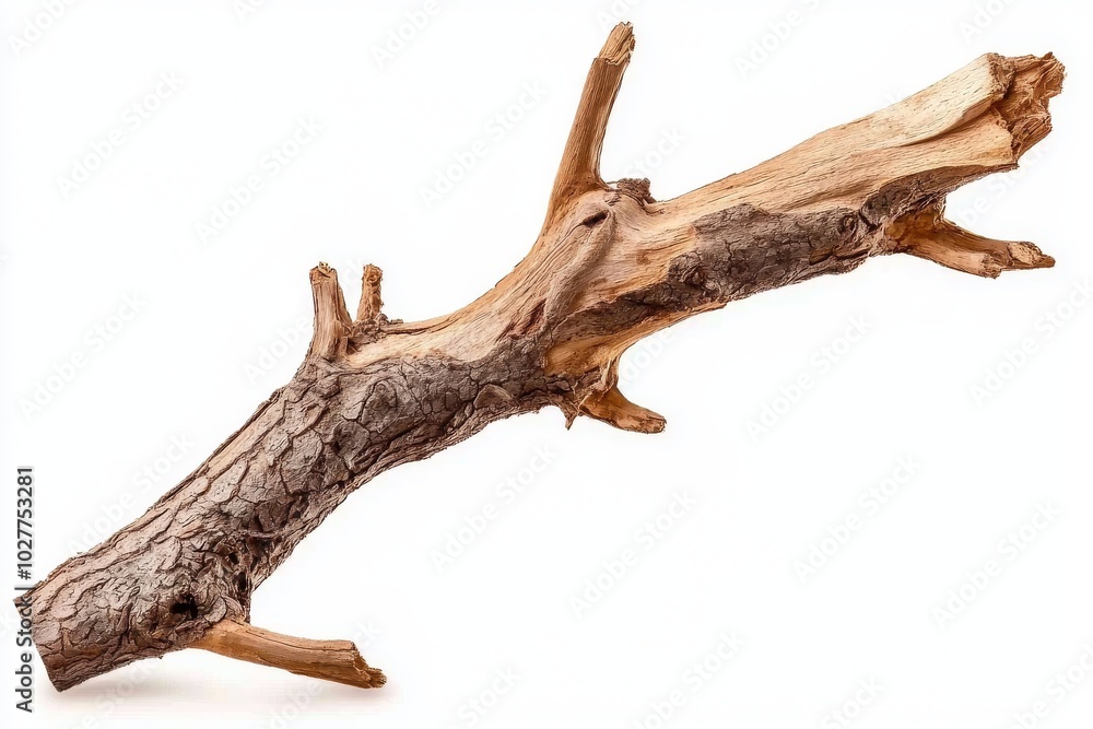 Poster the branches of a dry tree are isolated on a transparent background.