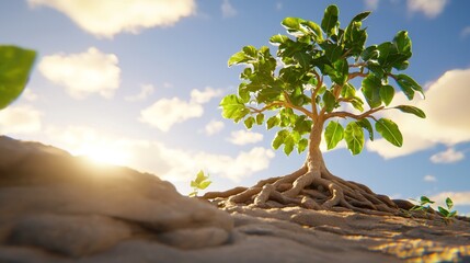 Strong, deep, and sustainably growing roots