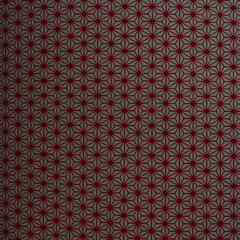 Traditional Japanese patterns -red geometrical flowers	