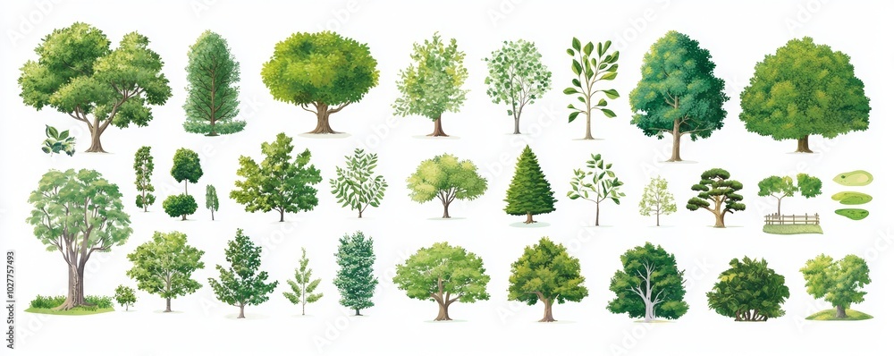 Aufkleber cut out the collection tree from the original background and replace it with white in order to make 