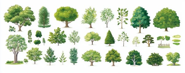 Cut out the collection tree from the original background and replace it with white in order to make selection easier