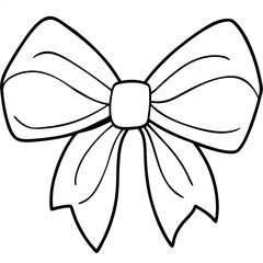 white bow