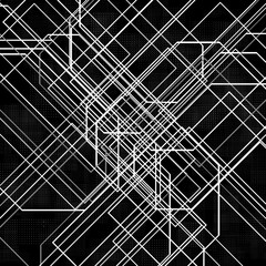 Abstract sci-fi cyberpunk texture background displacement map grayscale 4k png geometry patterns dots Circuit