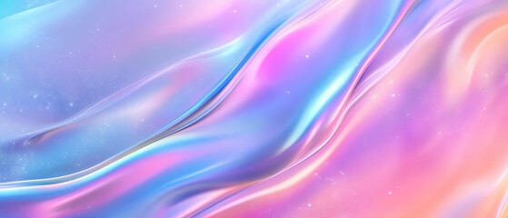 Obraz premium An ethereal abstract swirl crafted in pastel colors, creating a dreamlike, serene landscape symbolizing tranquility, creativity, and the boundless imagination.