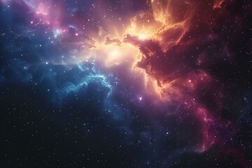 Obraz premium A space filled with lots of stars and nebulas