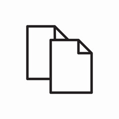 file copy icon sign vector