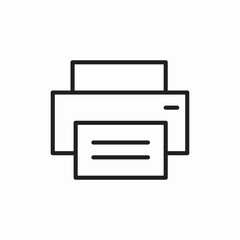 printer scaner icon sign vector