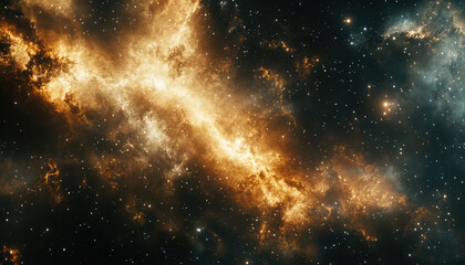 An intensely radiant galaxy forms a brilliant cosmic wonder against the void, showcasing glowing bands of light and an awe-inspiring celestial spectacle in space.