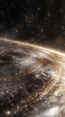 Hyper Realistic Futuristic Space Illustration