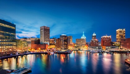 baltimore at night