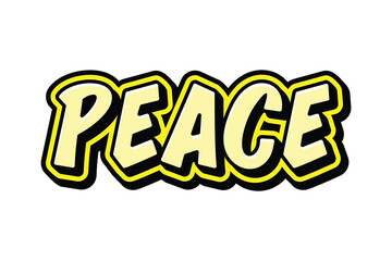 3d text effect with the word 