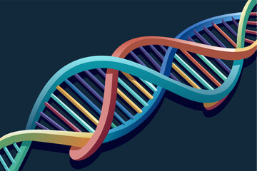 A 3D DNA molecule morphing and transforming, symbolizing the dynamic nature of genetics