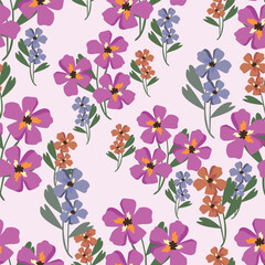 Abstract elegance pattern with floral background.