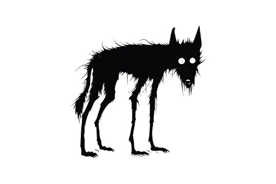 recommend clip art: Zombie Dog Silhouettes | Halloween Horror | Spooky Canine Creatures