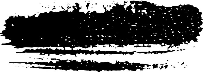 Black Brush Stroke