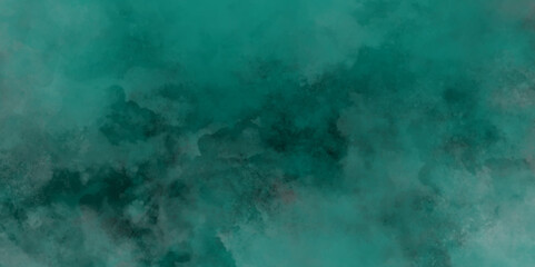 Abstract grunge blank and mint green or blank texture surface background,blue smoke on black background.grunge stained blue paper texture close up,Blue or mint green dusty old scratched grunge texture