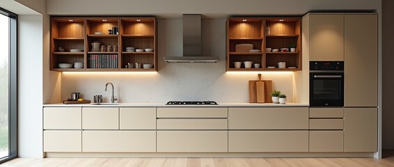 modern kitchen interior