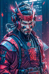 Fototapeta premium Japanese solider 