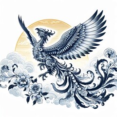 Fototapeta premium Black phoenix 