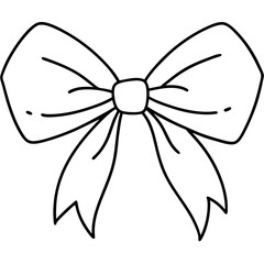 white bow