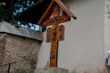 cross on the wall