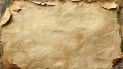 Aged, Wrinkled, and Torn Paper Texture