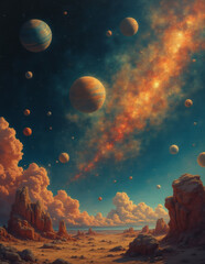 Futuristic concept. Generative ai.