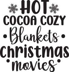 Hot Cocoa Cozy Blankets Christmas Movies