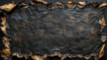 Burnt and Crumpled Paper Texture