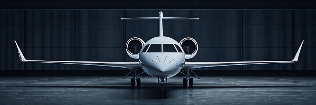 private jet, AI generated