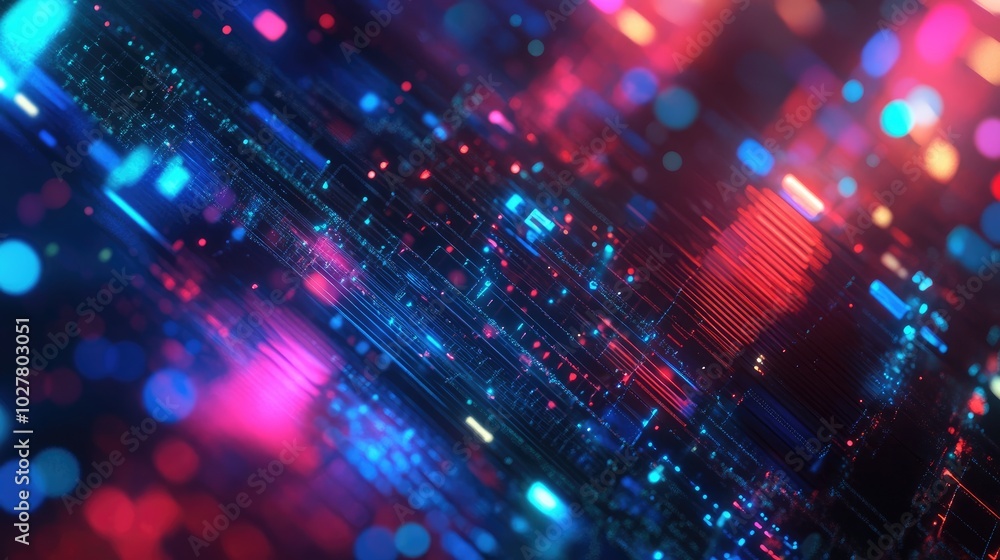 Poster dynamic abstract connections and circuits in a vibrant digital ecosystem