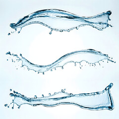 Obraz premium Water can change its shape.