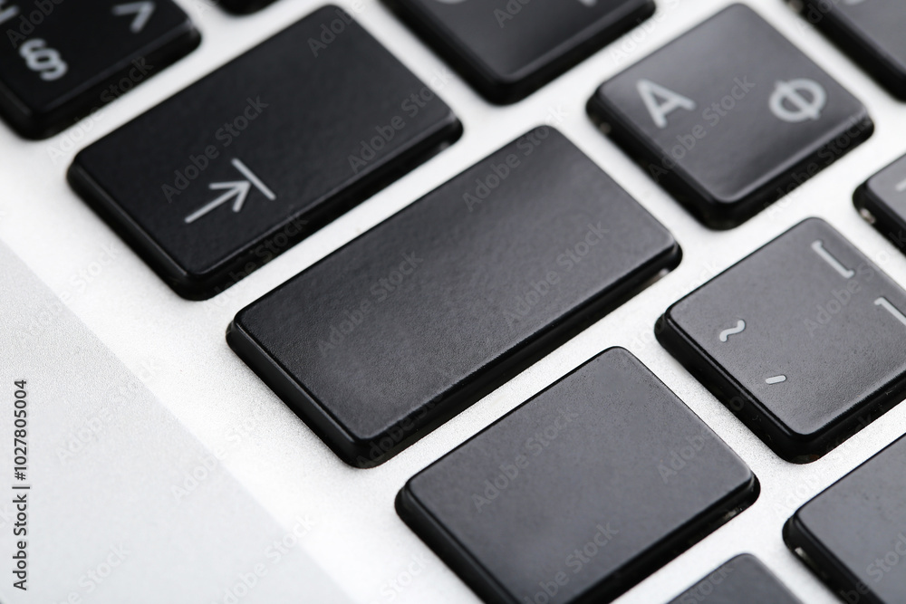 Aufkleber closeup photo of computer keyboard