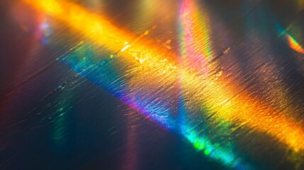 A Rainbow of Light Reflecting on a Textured Surface