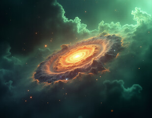 Space theme. Generative ai.