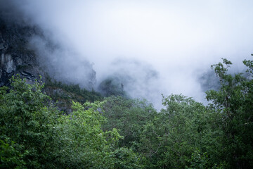 Stunning Mardalsfossen waterfall, Norway