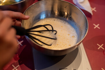 Process of baking belgian waffles