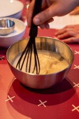 Process of baking belgian waffles