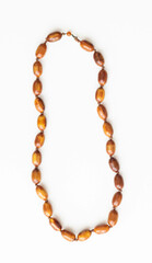 Obraz premium Vintage Yellow and Brown Bakelite Necklace - 