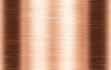 Polished copper surface with a brushed finish, creating a warm metallic texture, ideal for modern and industrial design projects