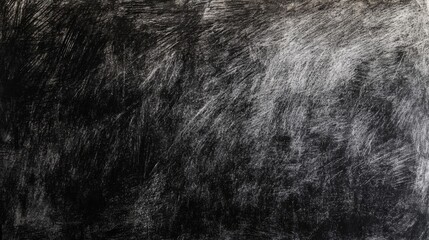 White Scratch Marks on a Black Surface