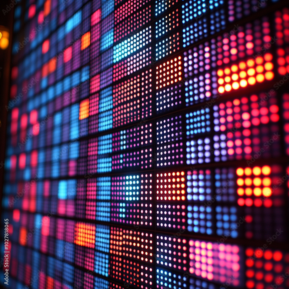Aufkleber vibrant holographic surfaces display neon reflections in mesmerizing pattern, creating dynamic visua