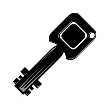 recommend clip art: Vector key icon isolated on white background. Key icon. Lock or unlock sign. Padlock. Lock symbol. Unblock. Password icon. Access sign. Private access. Logo template. Safety symbol. Door key.