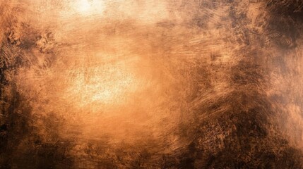 Obraz premium Abstract Copper Background with Scratches and Texture