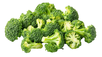 Broccoli, white isolate background