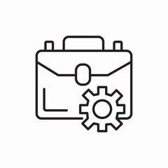 engineer bag icon sign vector