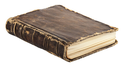 Obraz premium Old book, white isolate background