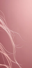 Beautiful pink abstract illustration of a gradient space, and waves made out of thin connections, good for mobile phone